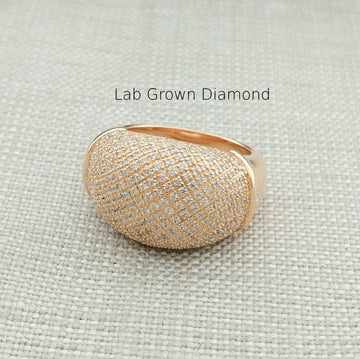 Statement Lab Diamond Ring in Ethical Gold