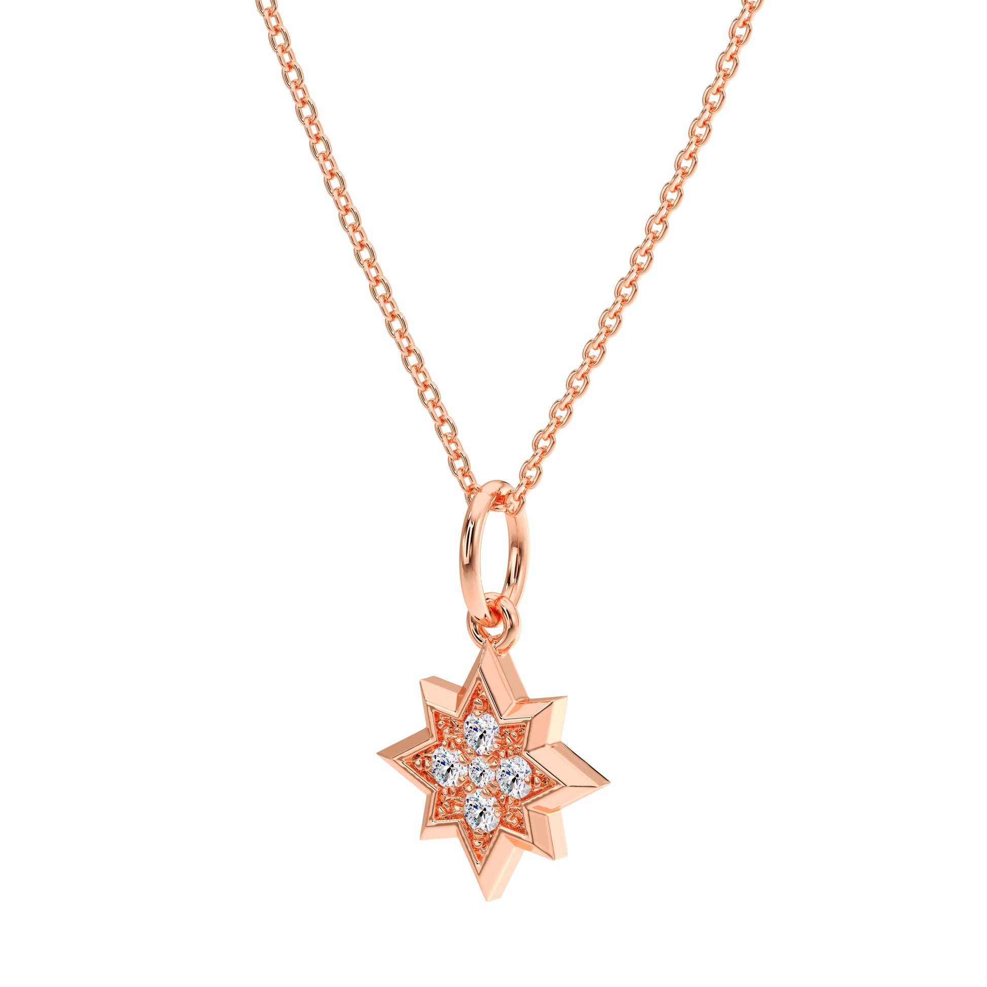 Star Diamond Necklace – Handmade Ethical Jewelry Gift
Dainty Star Pendant – Lab Diamond in Recycled Yellow/White Gold