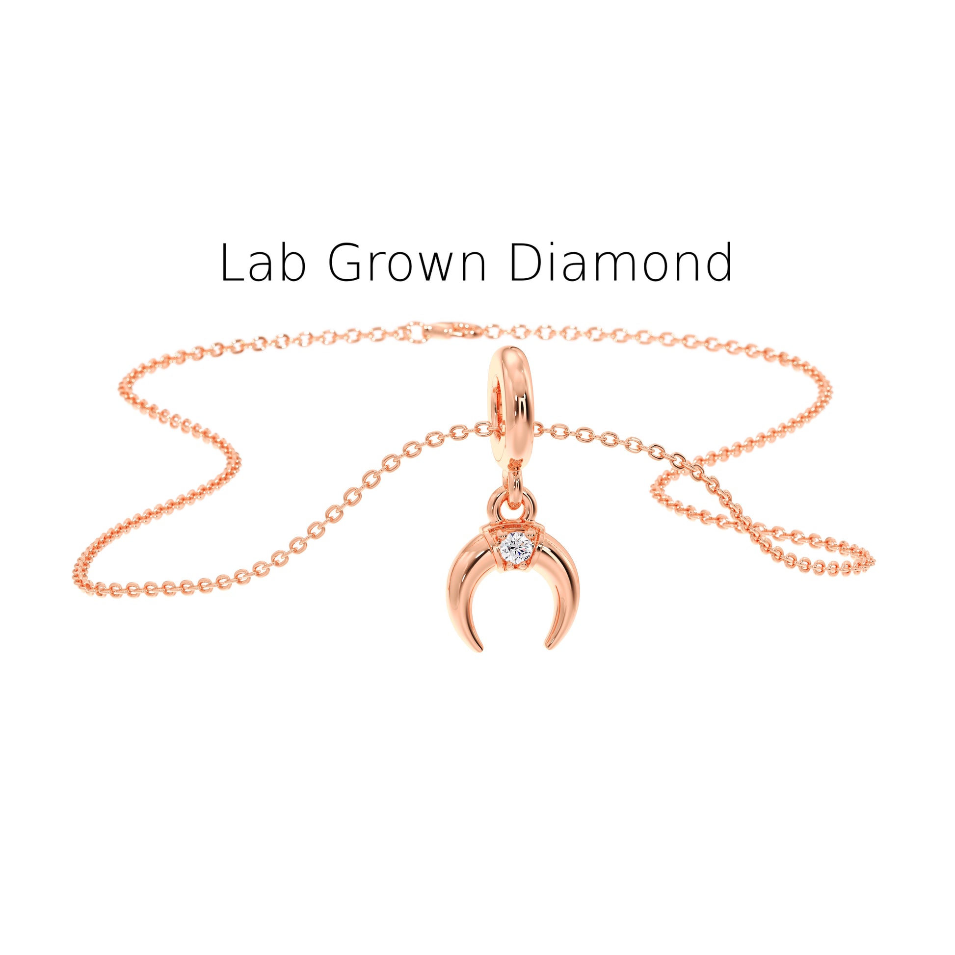 Gift for Her – Lucky Horse Shoe Pendant in Recycled Gold
Stylish Horse Shoe Diamond Pendant – Everyday Gold Necklace