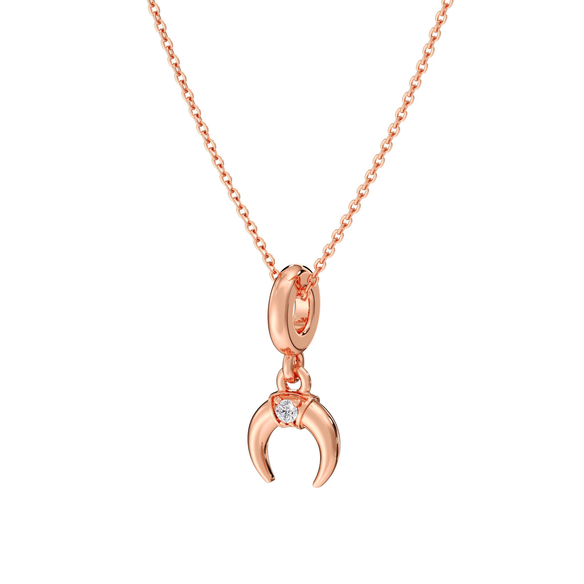 Ethical Horse Shoe Pendant – Recycled Gold Jewelry for Women
Horse Shoe Diamond Charm – Minimal Gold Necklace for Her