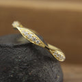Sustainable Knife Edge Diamond Eternity Ring – Handmade in 14k/18k Recycled Gold

Handmade Diamond Stacking Ring with Knife Edge Design – Ethical Recycled Gold Band