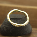 Knife Edge Diamond Eternity Band – Handmade in Recycled Gold for Eco-Conscious Women

Elegant Handmade Knife Edge Diamond Ring – Stacking Eternity Band in Recycled Gold