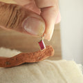 Handcrafted Ruby Gold Pendant – Lightweight and Meaningful,
Custom Ruby Necklace in Gold – Minimalist Gemstone Jewelry,