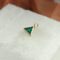 Emerald Pendant for Everyday Wear, Emerald Necklace for Special Occasions, 14K Gold Jewelry with Red Emerald, Emerald Pendant Necklace for Gifting,