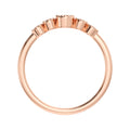  Sustainable Diamond Band, Gold Lab Diamond Band, Eco-Friendly Wedding Ring, Handmade Gold Stacking Band,