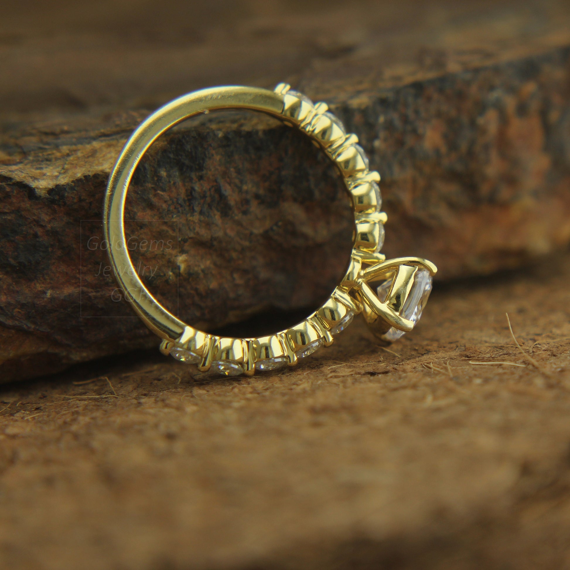 Timeless Cushion Cut Moissanite Ring, Ethical Moissanite Engagement Jewelry, Cushion Moissanite Anniversary Ring, 