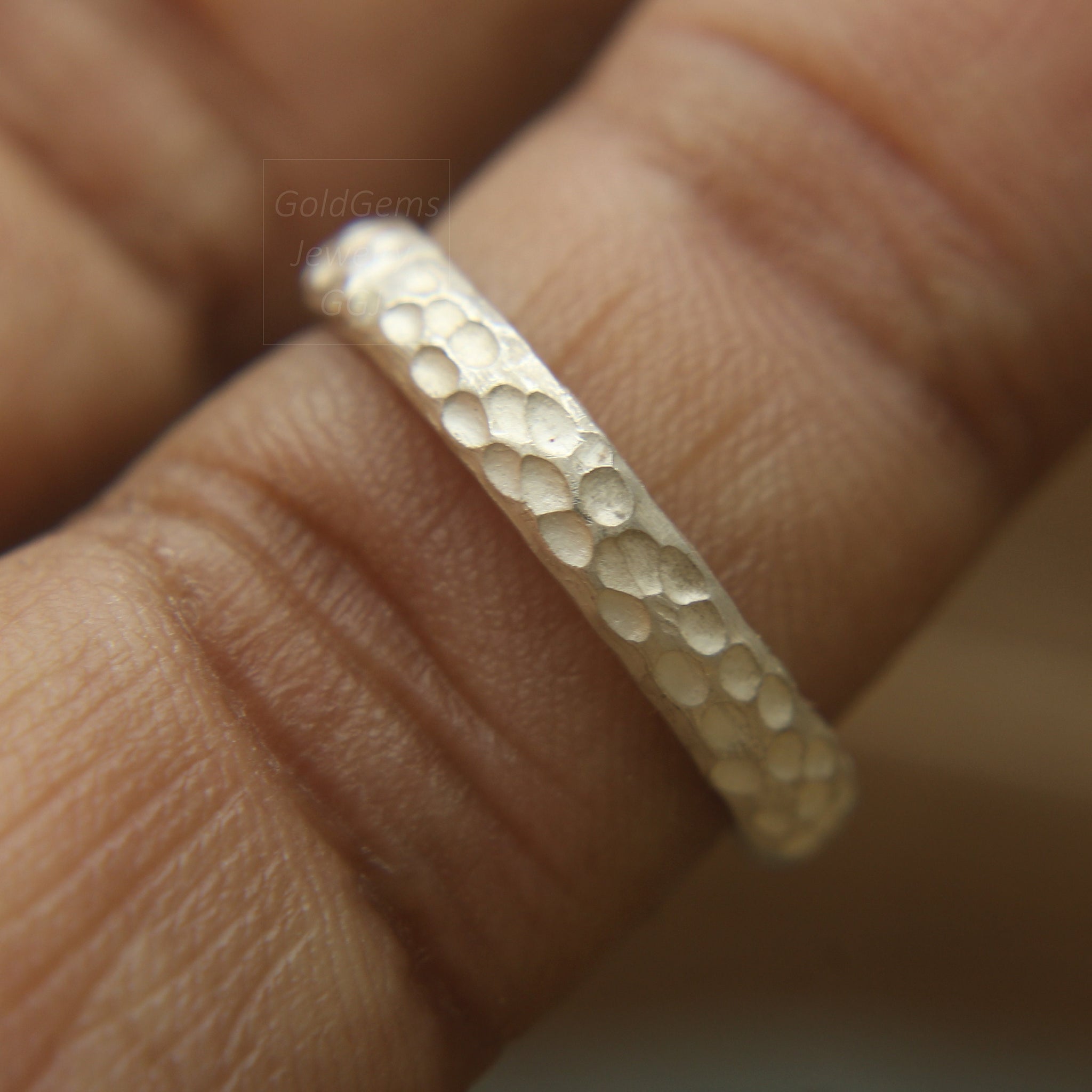 4mm 999 Pure Silver Round punched Band, 999 Silver Engagement Band Ring, Silver Stacking Band, Handmade Silver Thumb Ring, Silver Band